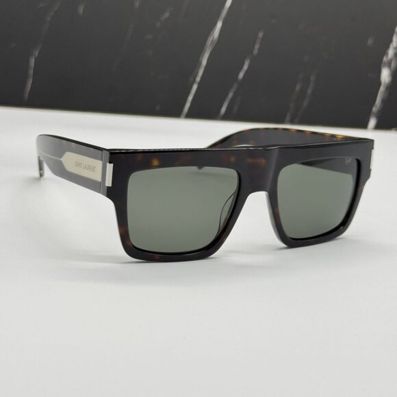 NEW SAINT LAURENT SL628 003 SUNGLASSES MEN HAVANA SQUARE EYEWEAR SL 628 003 - Picture 3 of 10